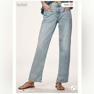 Pilcro Baggy Slim Boyfriend High-Rise Relaxed Jeans